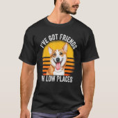 Pembroke Welsh Corgi Dog Tシャツ (正面)