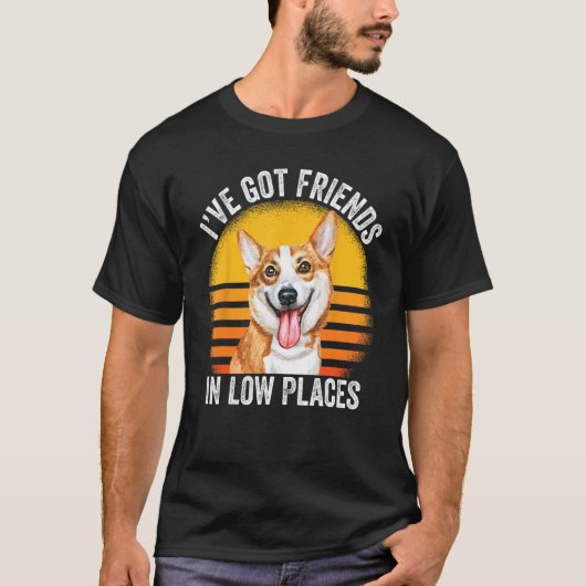 Pembroke Welsh Corgi Dog Tシャツ (正面)