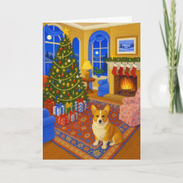 Pembroke Welsh Corgi Holiday Card シーズンカード