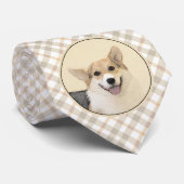 Pembroke Welsh Corgi Painting - Original Dog Art ネクタイ (ロール)