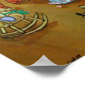 Pembroke Welsh Corgi Print ポスター (角)