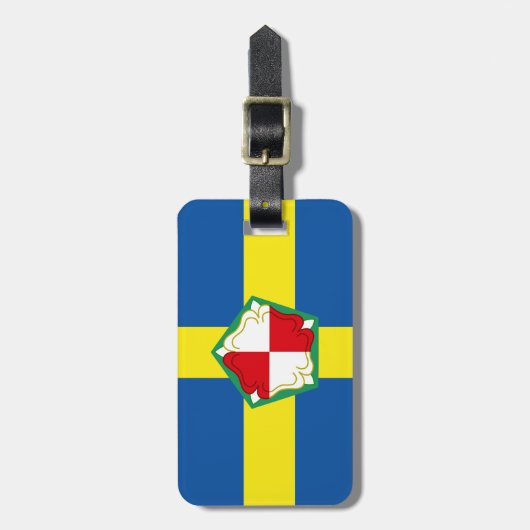 Pembrokeshireラゲッジタグの国旗 ラゲッジタグ (正面縦)