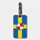 Pembrokeshireラゲッジタグの国旗 ラゲッジタグ (裏面縦)