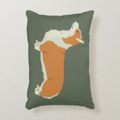Pembrook Welsh Corgi アクセントクッション (正面(垂直))
