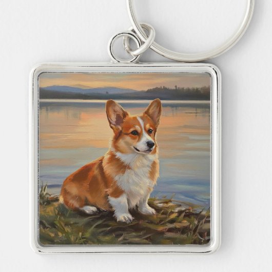 Pembrook Welsh Corgi キーホルダー (正面)