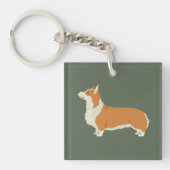 Pembrook Welsh Corgi キーホルダー (正面)