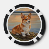 Pembrook Welsh Corgi ポーカーチップ (裏面)