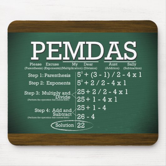 PEMDASのマウスパッド マウスパッド (正面)
