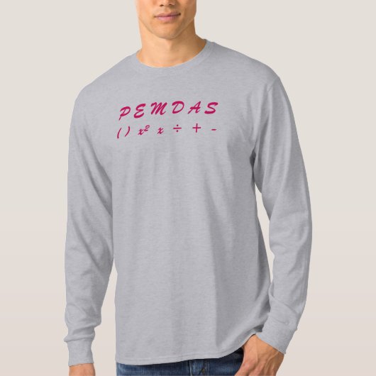 PEMDAS Tシャツ (正面)