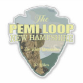 Pemiループ（矢印） シール (正面)