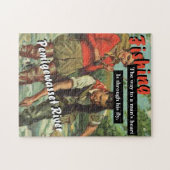 Pemigewasset川のヴィンテージ ジグソーパズル (横)