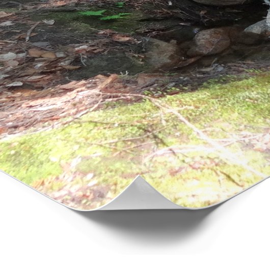 Pemigewasset River Iの滝 ポスター (角)