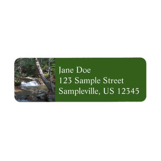 Pemigewasset River IIの滝 ラベル (正面)