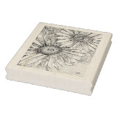 Pen and Ink Daisies ラバースタンプ (スタンプ)