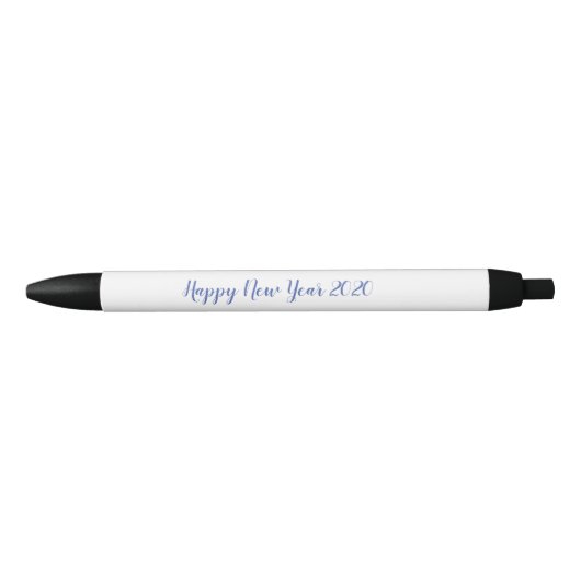 Pen Happy New Year 2020 黒ボールペン (正面)