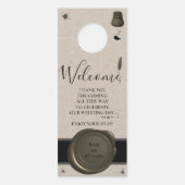 Pen & InkWellへようこそと応答不可  ドアノブサイン (正面)