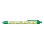 Pen Office and School Pen Lemon  黒ボールペン (トップ)