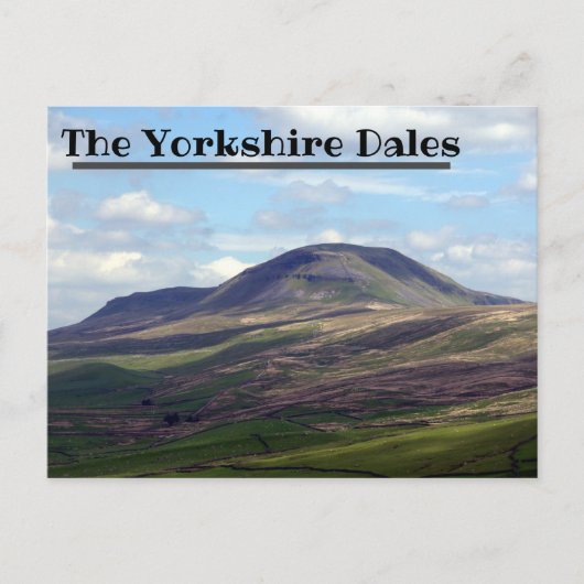 Pen Y Ghent hill at the Yorkshire Dales ポストカード (正面)