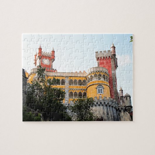 Pena Palace, Sintra, near Lisbon, Portugal, Europe ジグソーパズル (横)