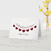 Penblwydd priodas hapusウェルシュハッピーアニバーサリー カード (黄色い花)