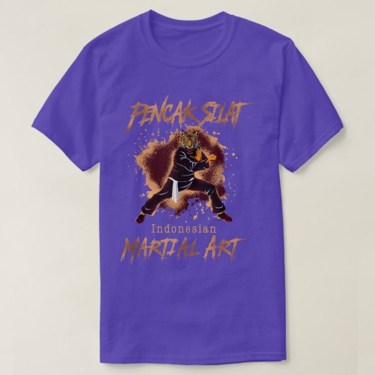 Pencak Silat Indonesian Martial Arts Tシャツ (デザイン正面)
