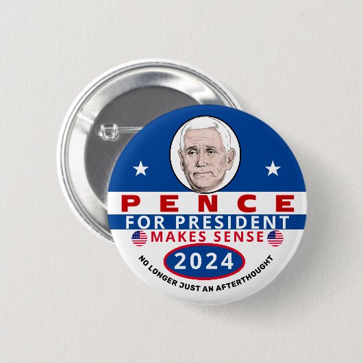 Pence for President 2024 缶バッジ (正面&裏面)