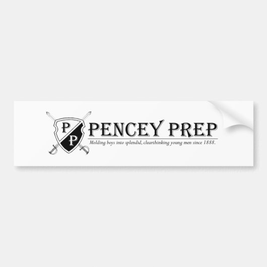 Penceyの準備 バンパーステッカー (正面)