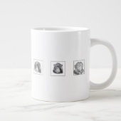 Pencil Animal Collection Mug - Monkeys ジャンボコーヒーマグカップ (右)
