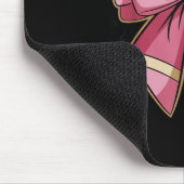 Pencil Coquette Bow Test Day Teacher Motivational マウスパッド (コーナー)