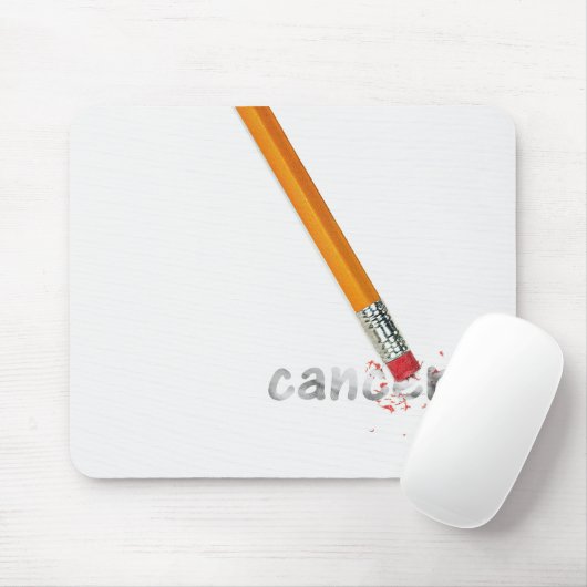 Pencil Eraser with Cancer Text  マウスパッド (マウス)