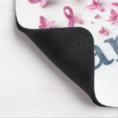 Pencil Erasing Cancer Text  マウスパッド (コーナー)