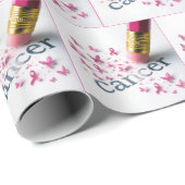 Pencil Erasing Cancer Text On Paper ラッピングペーパー (ロールコーナー)