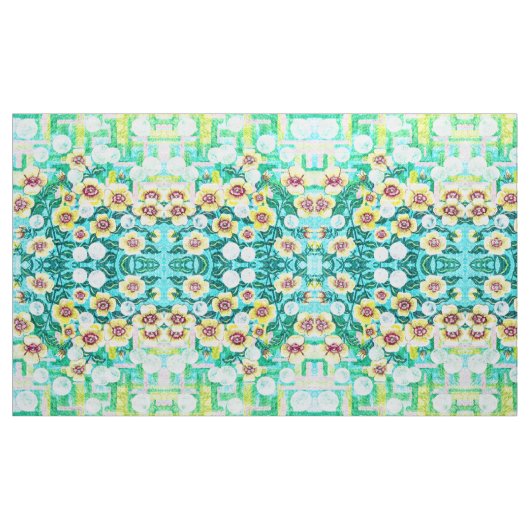 Pencil Sketch Floral Fabric ファブリック (ヤード)