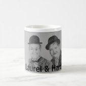 Pencil Sketch of Laurel & Hardy Mug コーヒーマグカップ (中央)
