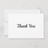 Pencil Teacher Name Thank You Card サンキューカード (裏面)