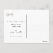 Pencil Us In Save the Date 2022年2月カレンダー ポストカード (裏面)