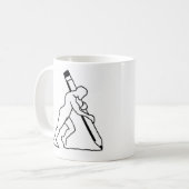 pencilpusher コーヒーマグカップ (正面左)