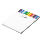 Pencilsパーソナライズされた付きメモ帳 ノートパッド (回転)