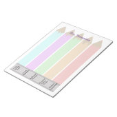 Pencilsパーソナライズされた先生のメモ帳 ノートパッド (アングル)