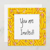 Pencilsフレーム 招待状 (正面/裏面)