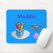Pencils & Booksマウスパッド マウスパッド (マウス)
