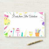 Pencils School Waterカラー先生からのメモ ポストイット (デスク)