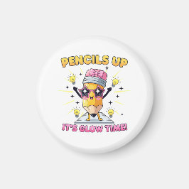 Pencils Up It's Glow Time マグネット