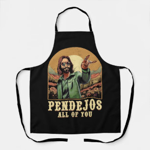 Pendejosすべてのあなたのイエス皮肉なユーモアのクリスティア エプロン