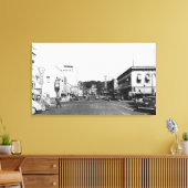 Pendleton,オレゴン州メイン通りビュー写真2 キャンバスプリント (インサイチュ (リビング))