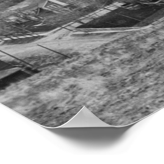 Pendleton, Oregon Bird's-eye view写真 ポスター (角)