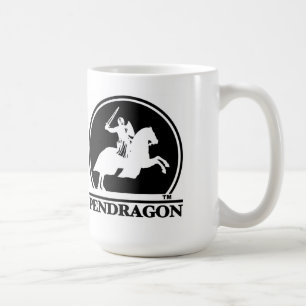 Pendragonはロゴのマグを描きます コーヒーマグカップ