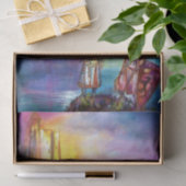 PENDRAGON中世の騎士、夕日の湖、ファンタジー 薄葉紙 (ギフト)