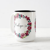 PenelopeのMug 15oz （詳細オプションを参照） ツートーンマグカップ (正面左)