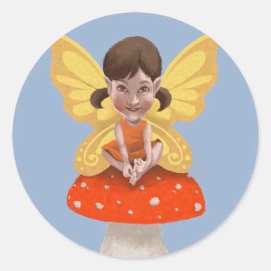 Penelopeスタンプ ラウンドシール (正面)